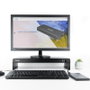 Tooq TQMR0124 Soporte Elevador para Monitor o Portátil con 3x USB 2.0, Negro